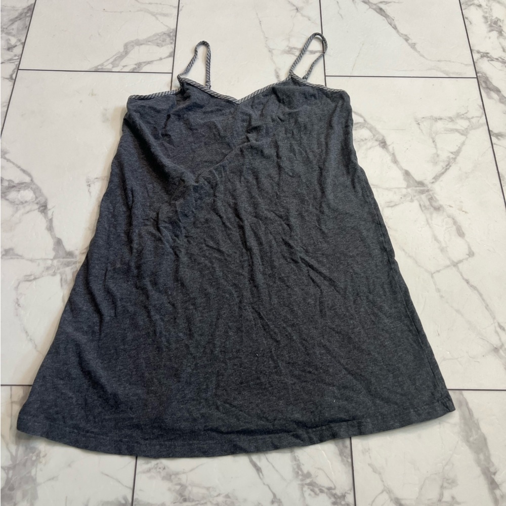 Cabernet Charcoal Gray Slip Dress sleepwear